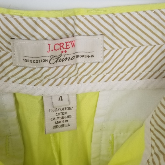 J Crew Shorts. 100% Cotton Broken in Chino - Picture 3 of 4